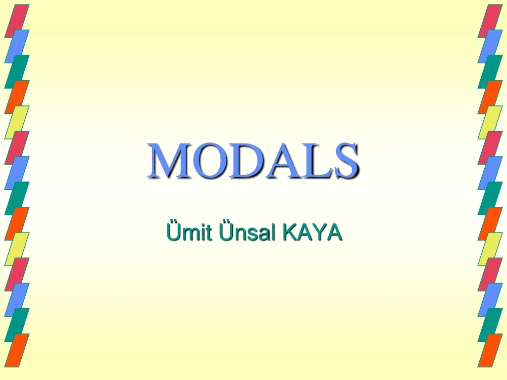 modals