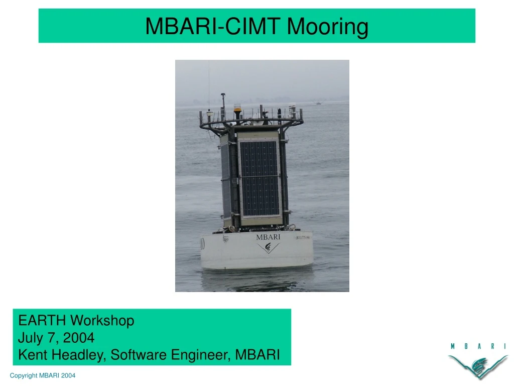 mbari cimt mooring