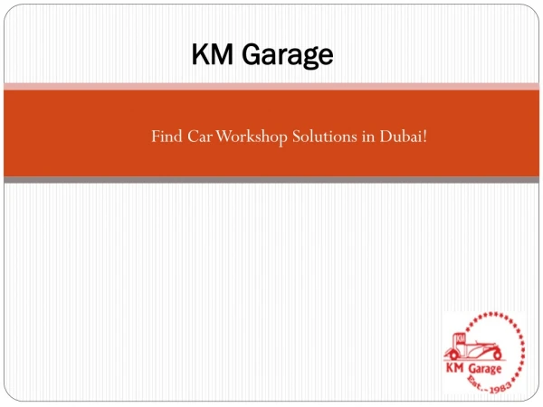 Car Workshop Solutions in Dubai