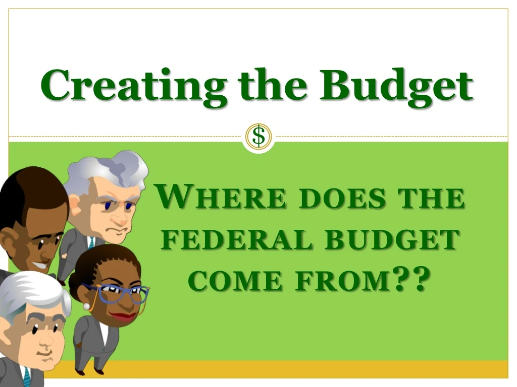 creating the budget