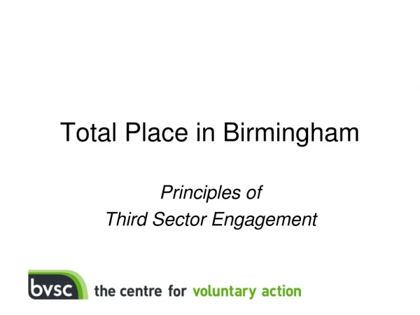 Total Place in Birmingham