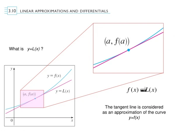 What is y=L(x) ?