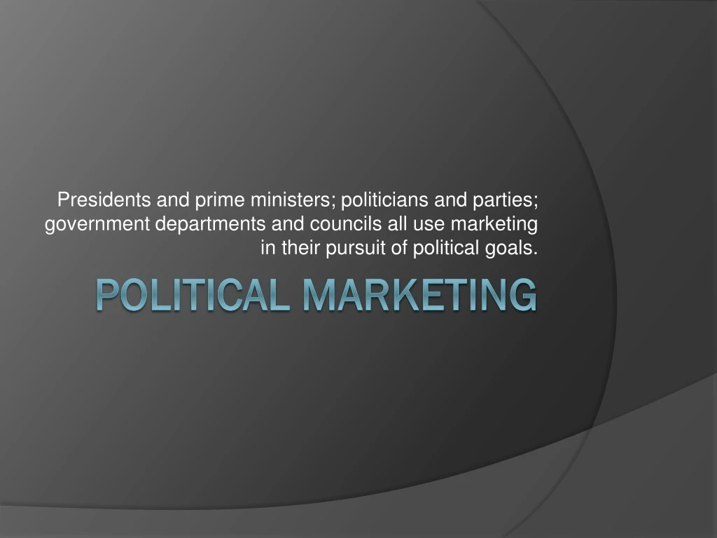 political marketing