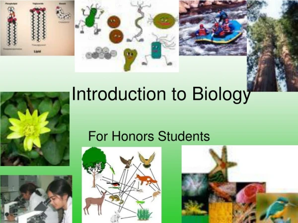 Introduction to Biology