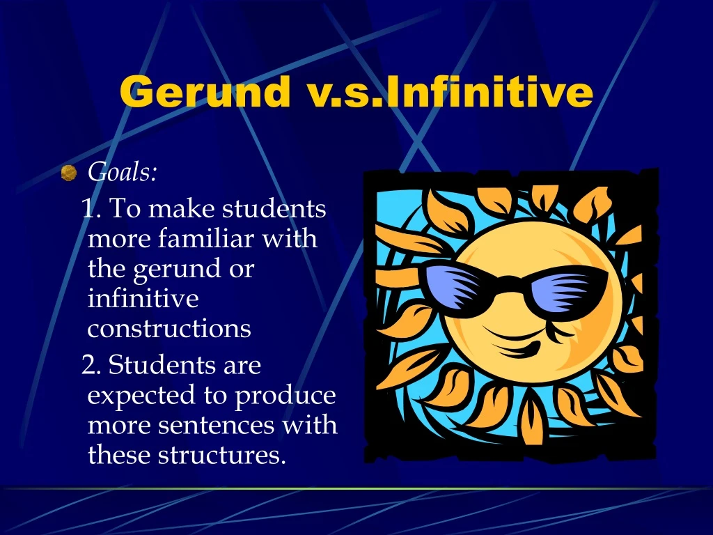 gerund v s infinitive