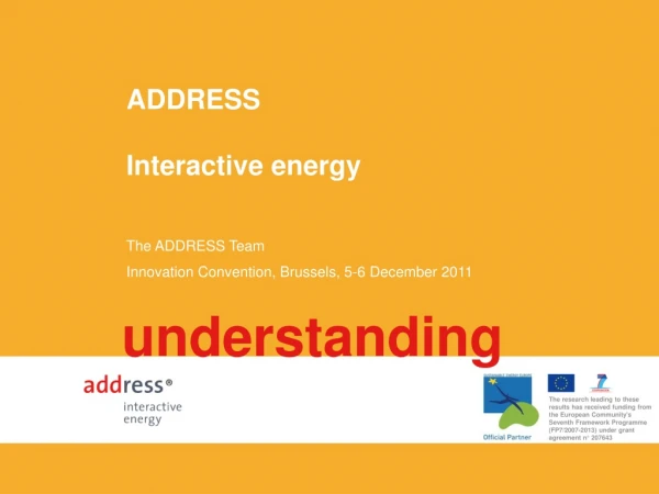 ADDRESS Interactive energy