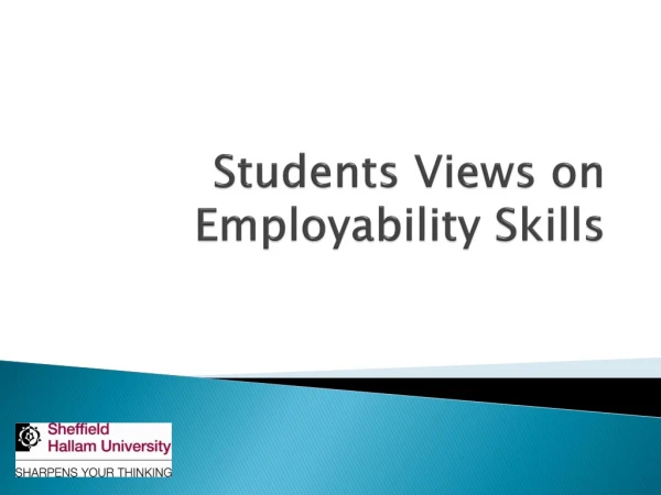 Students Views on Employability Skills