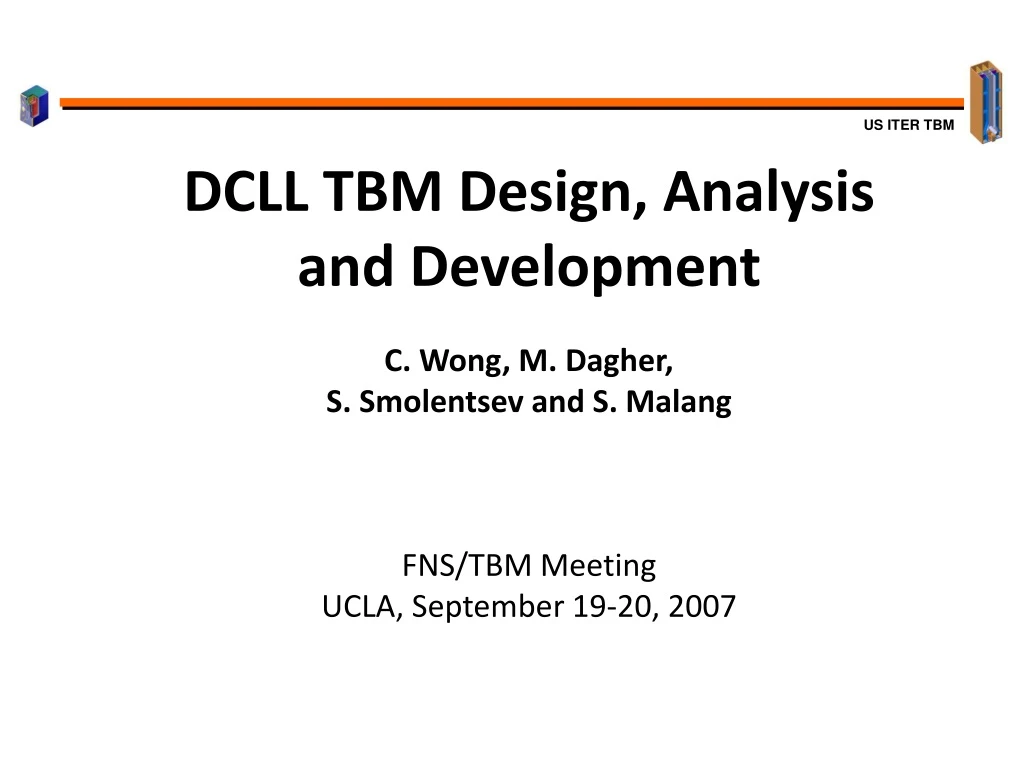 dcll tbm design analysis and development