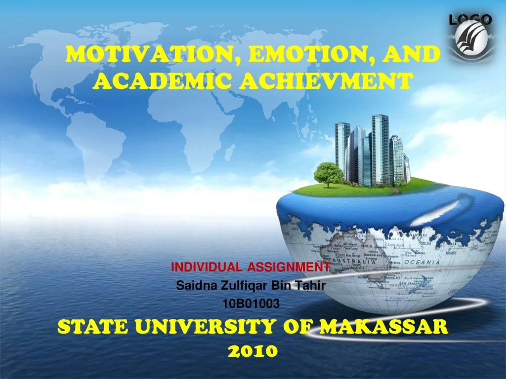 motivation emotion and academic achievment