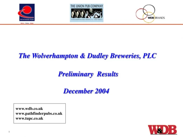 Preliminary Results December 2004