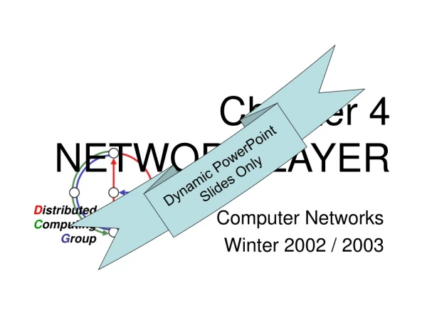 Chapter 4 NETWORK LAYER