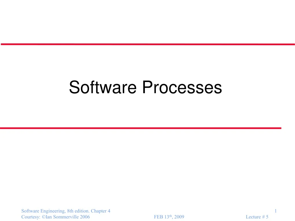 software processes