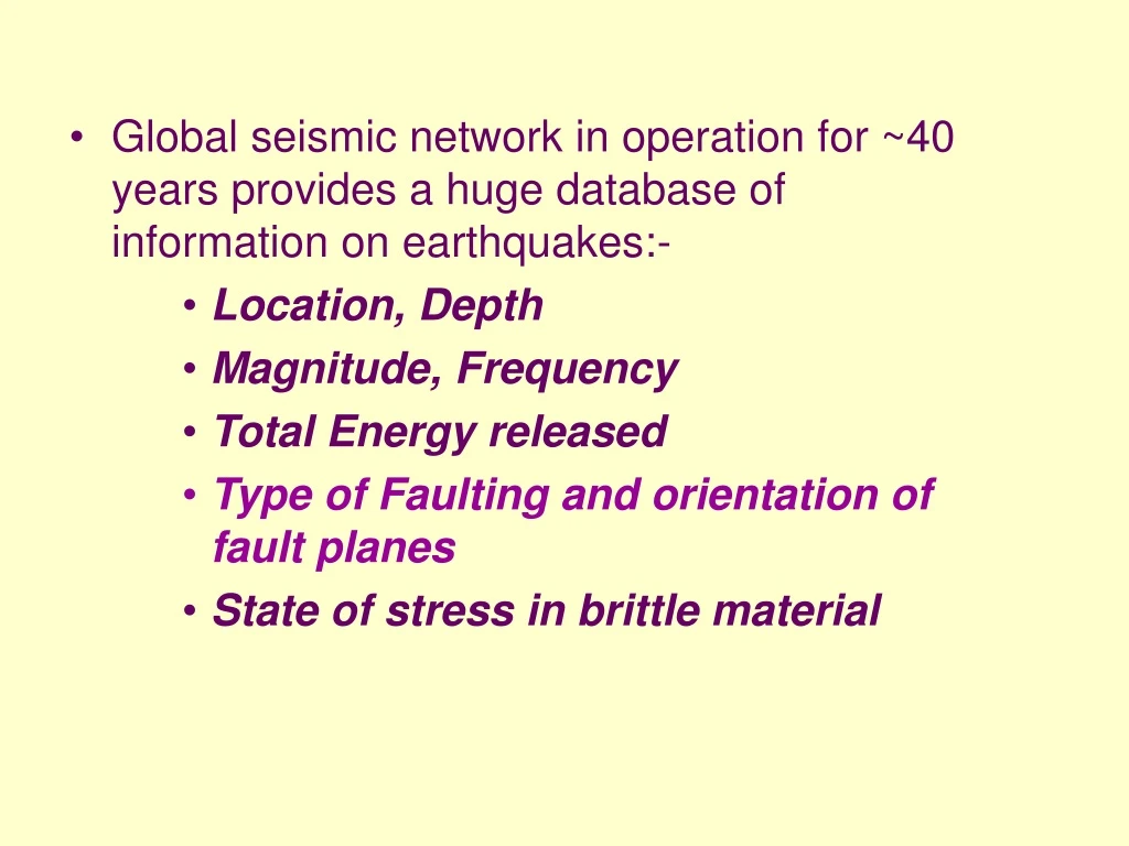 global seismic network in operation for 40 years