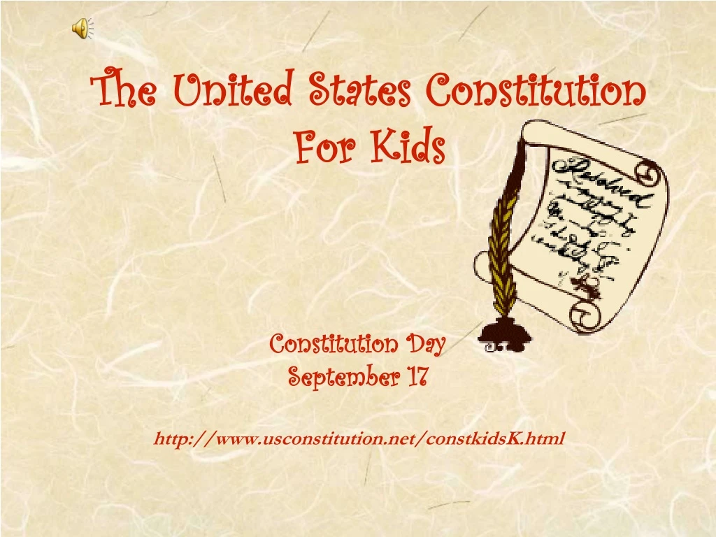 the united states constitution for kids
