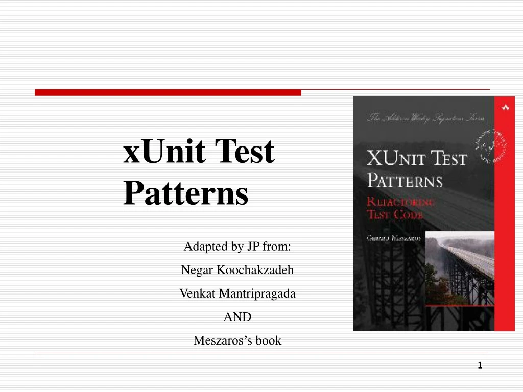 xunit test patterns