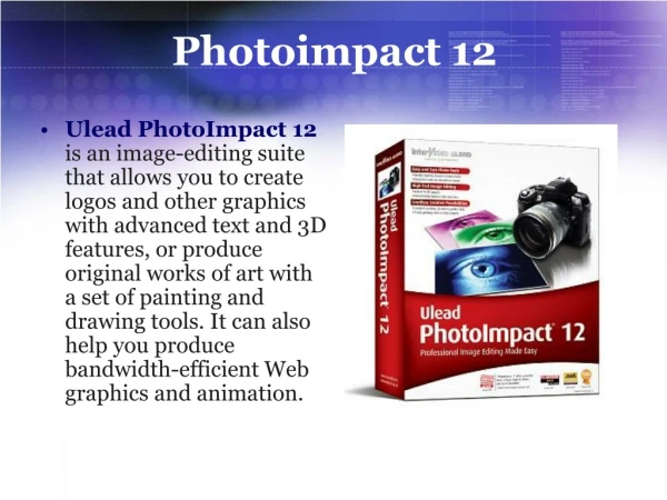 Photoimpact 12