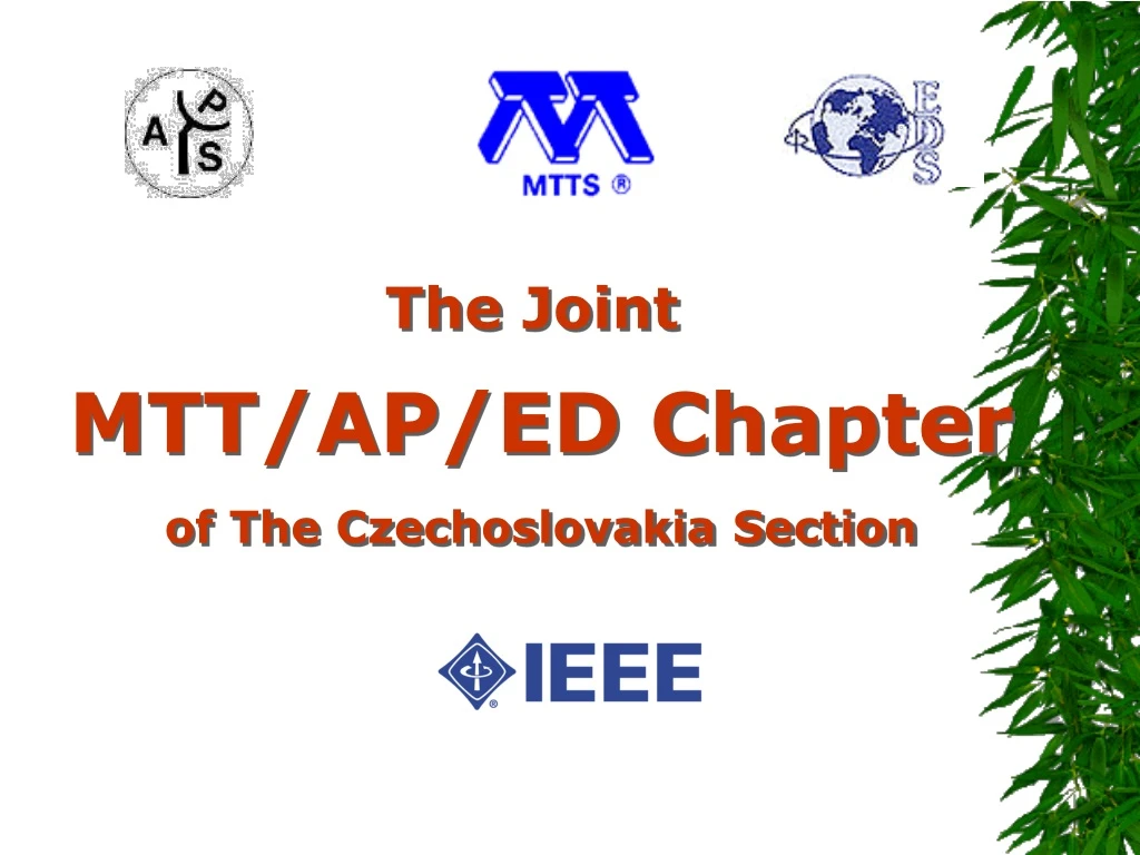 the joint mtt ap ed chapter of the czechoslovakia