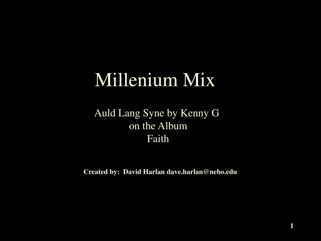 millenium mix