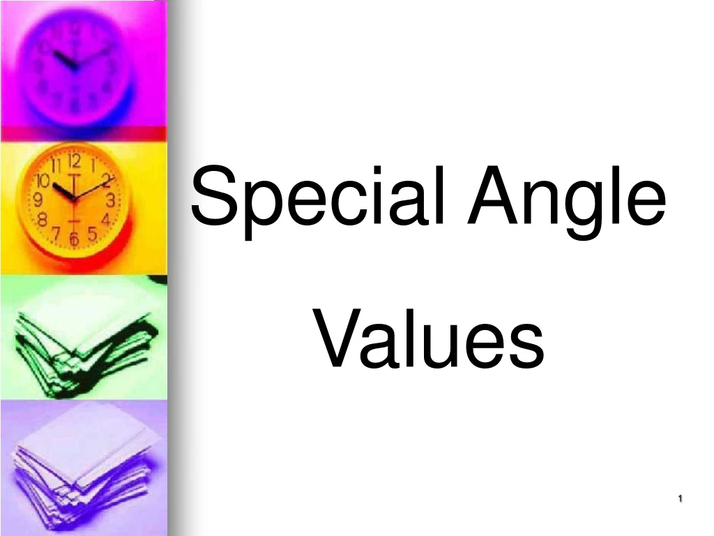 special angle values