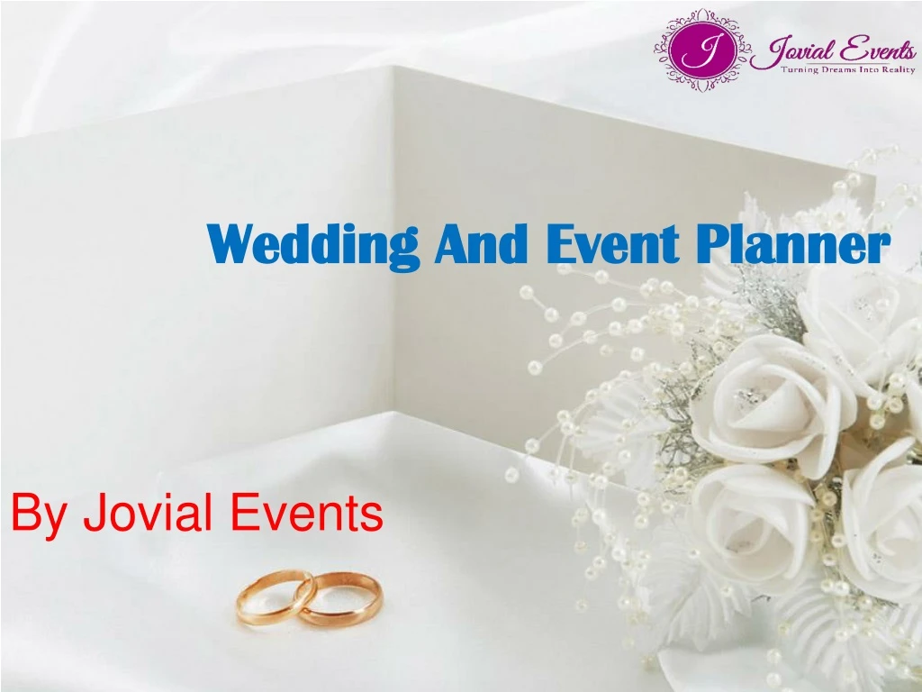 wedding and event planner wedding and event