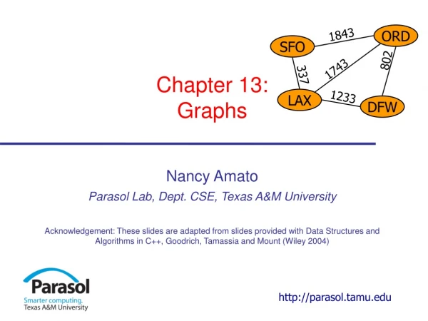 Chapter 13: Graphs