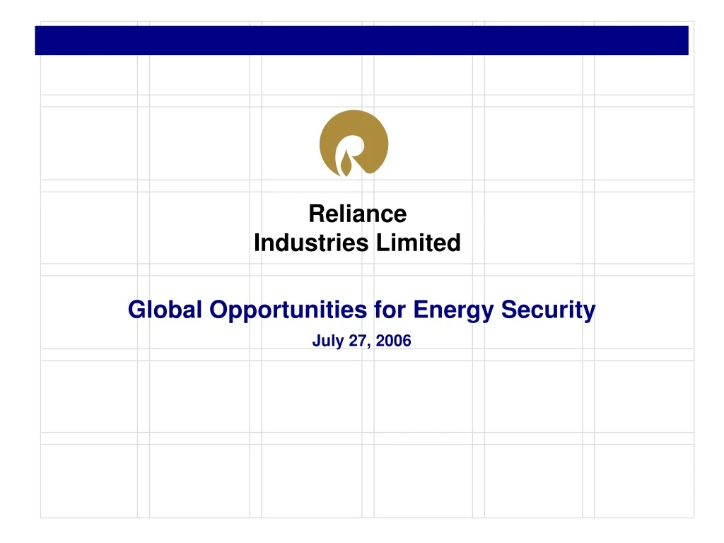 reliance industries limited