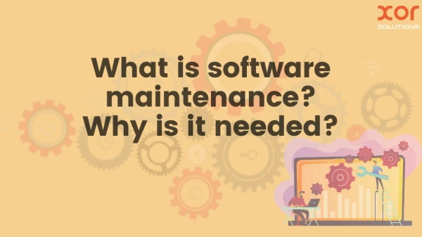 Benefits of Software Maintenance Services