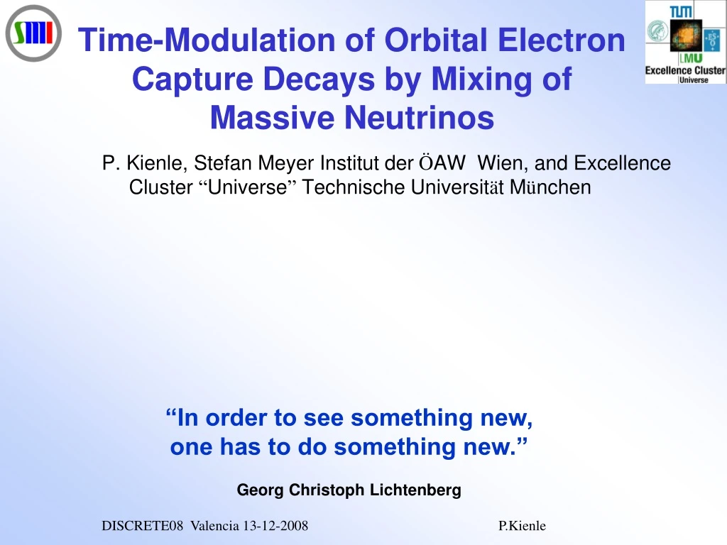 time modulation of orbital electron capture decays by mixing of massive neutrinos