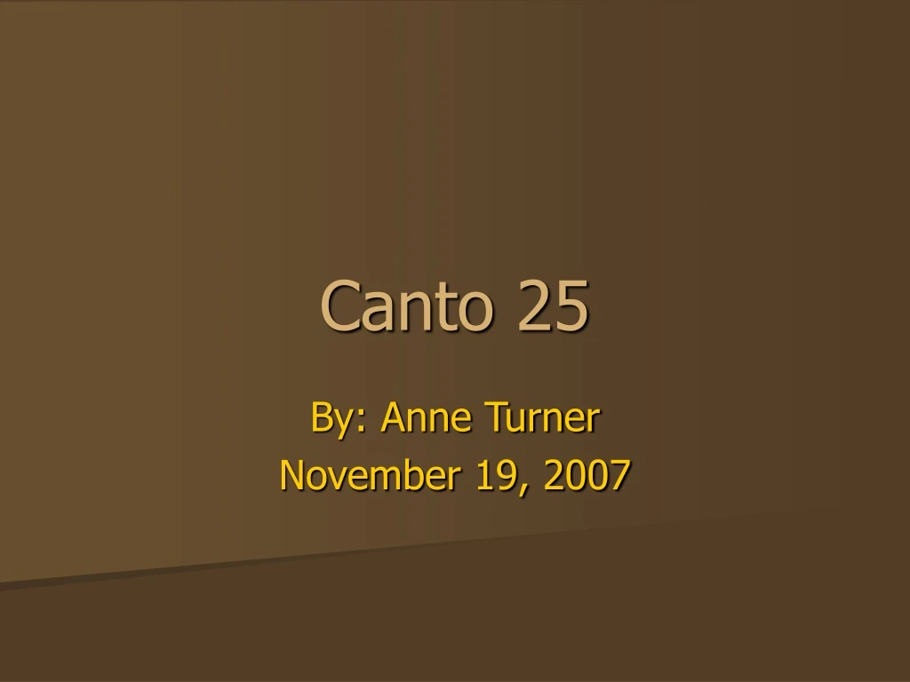 canto 25