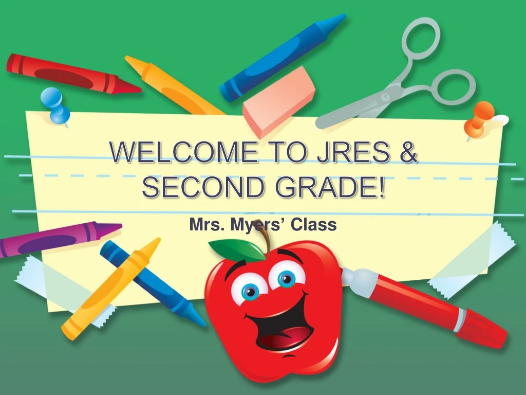 welcome to jres second grade