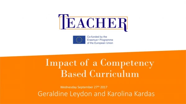 Impact of a Competency Based Curriculum