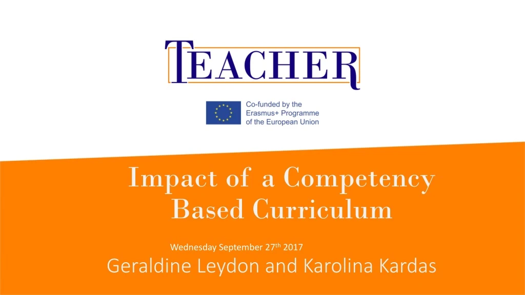 impact of a competency based curriculum