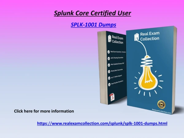 Updated splunk splk-1001 Exam Dumps - splk-1001 Question Answers