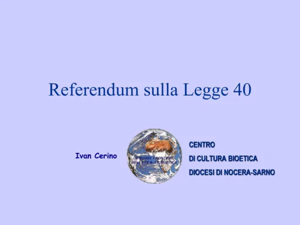Referendum sulla Legge 40
