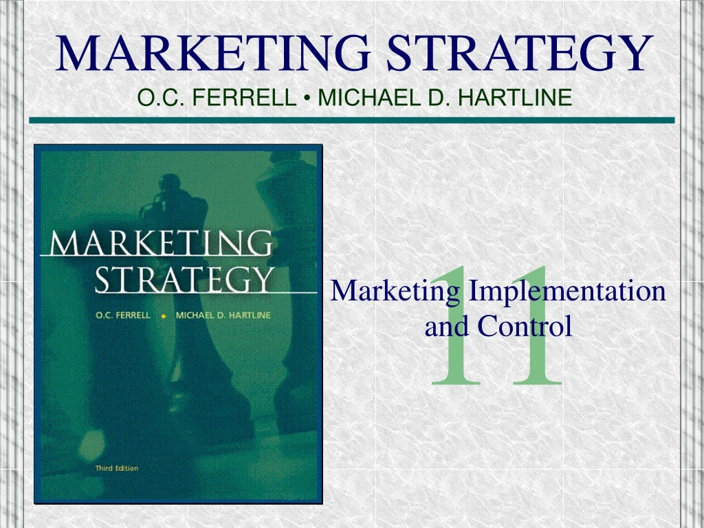 marketing strategy o c ferrell michael d hartline