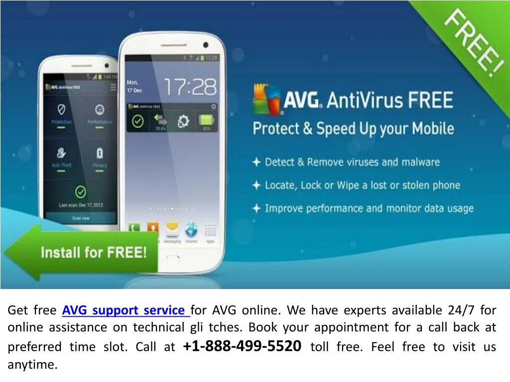 get free avg support service for avg online