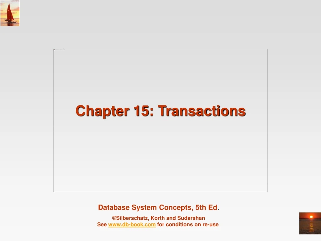 chapter 15 transactions