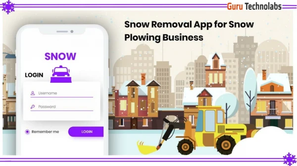 Snow Removal App for Snow Plowing Business