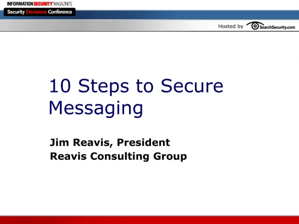 10 Steps to Secure Messaging