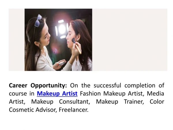 Professional Makeup Artist, Eye Makeup Courses