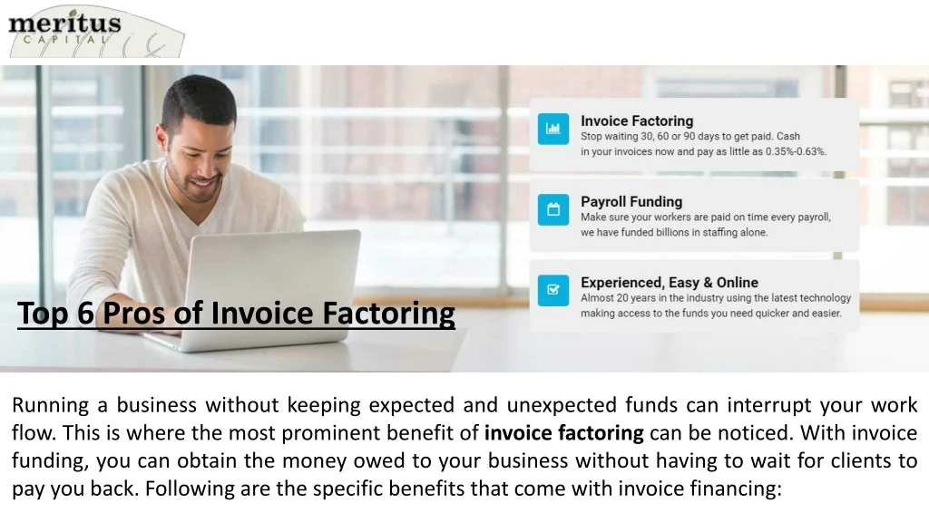 top 6 pros of invoice factoring