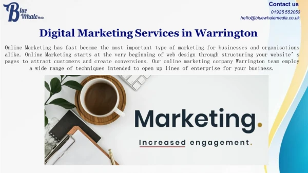 Digital Marketing Services in Warrington