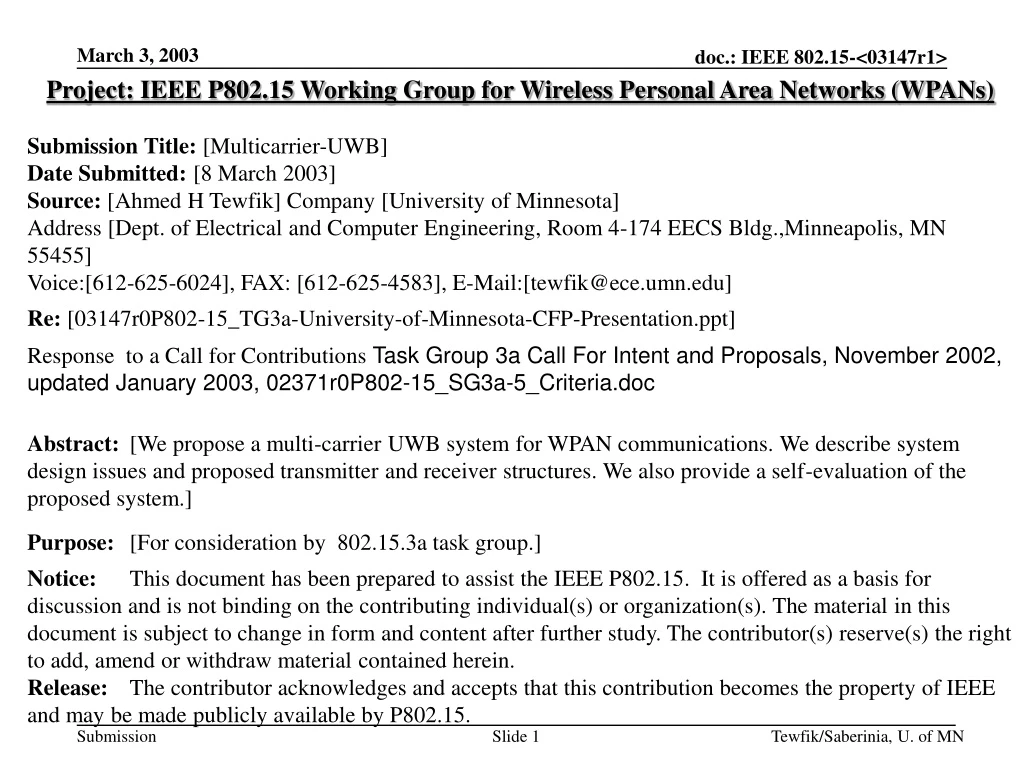 project ieee p802 15 working group for wireless