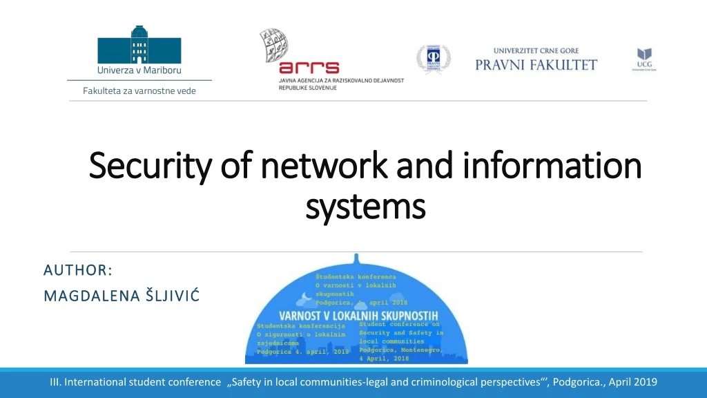 security of network and information systems