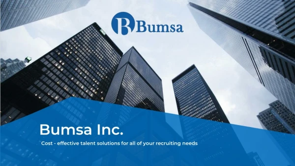Bumsa Talent Solutions | Staff Outsourcing