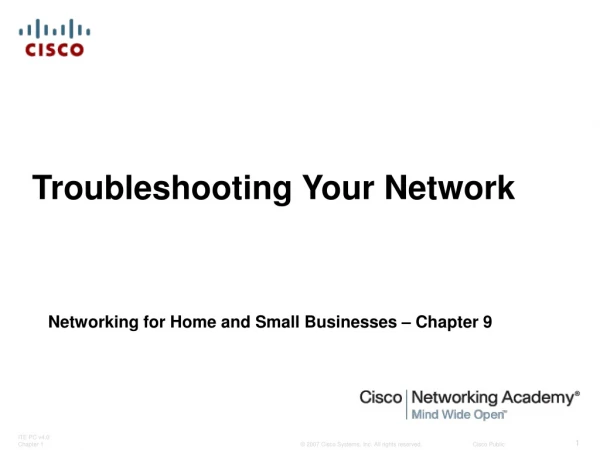 Troubleshooting Your Network