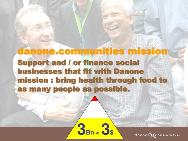 danonemunities mission