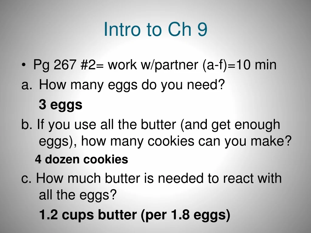 intro to ch 9
