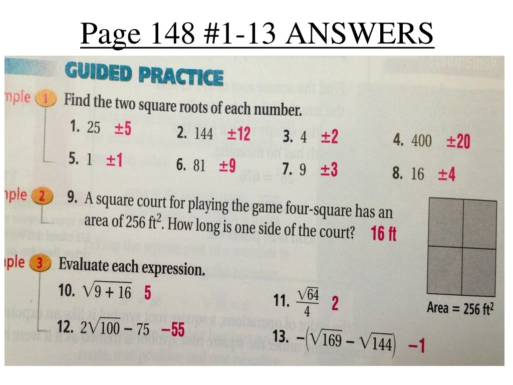 page 148 1 13 answers