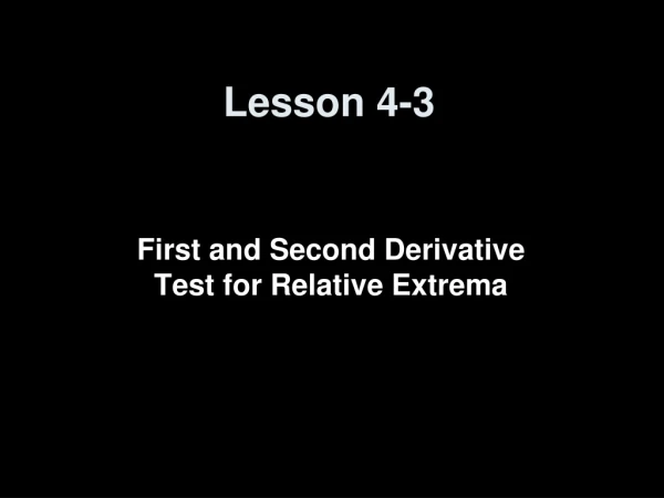 Lesson 4-3